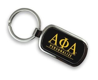 Alpha Phi Alpha Chrome Custom Keychain