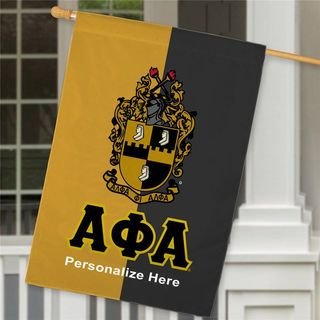 Alpha Phi Alpha Crest House Flag
