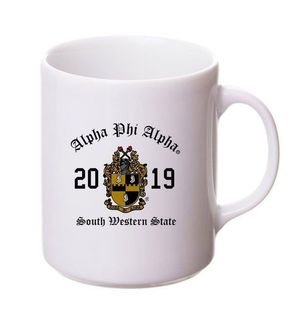 Alpha Phi Alpha Crest & Year Ceramic Mug