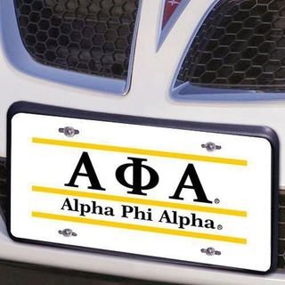 Alpha Phi Alpha Lettered Lines License Cover