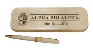 Alpha Phi Alpha Maple Wood Pen Set
