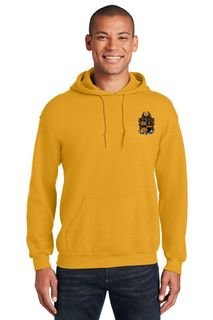 DISCOUNT-Alpha Phi Alpha Crest - Shield Emblem Hooded Sweatshirt