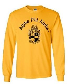 Alpha Phi Alpha World Famous Crest - Shield Long Sleeve T-Shirt- $24.95!