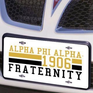Alpha Phi Alpha Year License Plate Cover