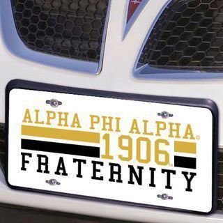 Alpha Phi Alpha Year License Plate Cover