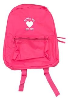 Alpha Phi Heart Backpack - Closeout