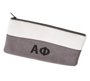 Alpha Phi Letters Cosmetic Bag