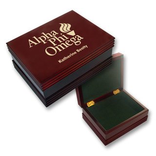 Alpha Phi Omega Mascot Keepsake Box