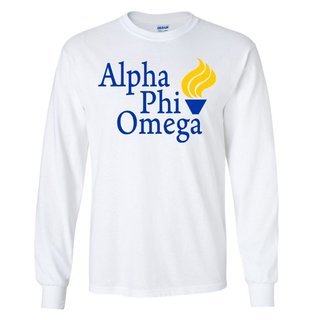 Alpha Phi Omega Logo Long Sleeve Tee