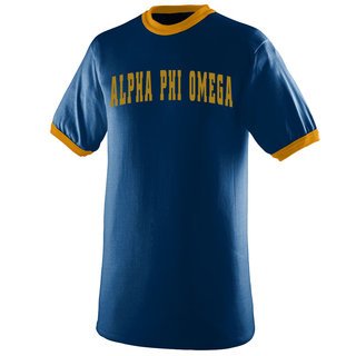 Alpha Phi Omega Ringer T-shirt
