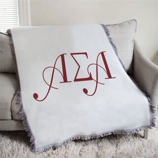 ASA Alpha Sigma Alpha Watercolor Flag Eye Mask Sorority Greek