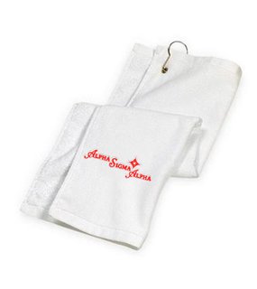 DISCOUNT-Alpha Sigma Alpha Golf Towel