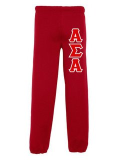 Alpha Sigma Alpha Lettered Sweatpants