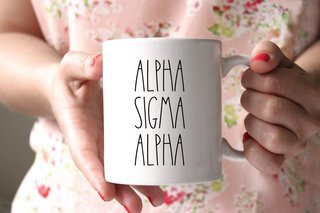 Alpha Sigma Alpha MOD Coffee Mug - Personalized!