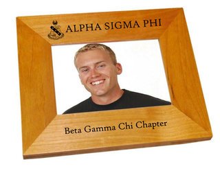 Alpha Sigma Phi Crest Picture Frame