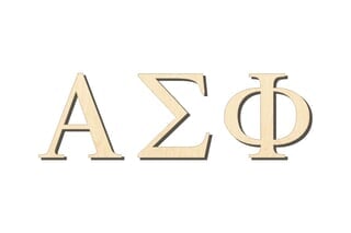 Alpha Sigma Phi Big Wooden Greek Letters Sale 44 99 Greek Gear