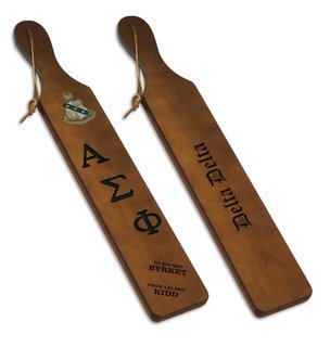 Alpha Sigma Phi Custom Fraternity Paddle