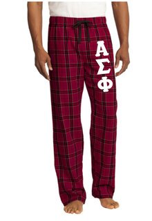 Alpha Sigma Phi Flannel Plaid Pant - PJ's