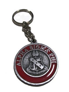 Alpha Sigma Phi Metal Fraternity Key Chain
