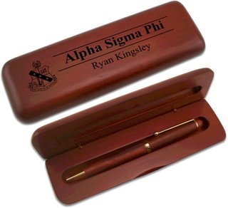 Alpha Sigma Phi Wooden Pen Set