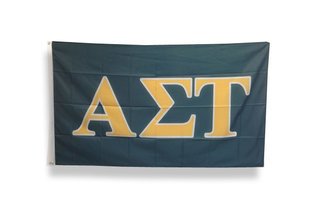 Alpha Sigma Tau Big Greek Letter Flag
