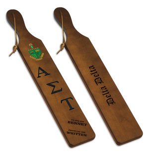 Alpha Sigma Tau Custom Paddle