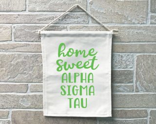 Alpha Sigma Tau Home Sweet Home Banner