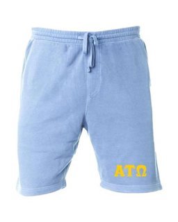 Alpha Tau Omega Pigment-Dyed Fleece Shorts