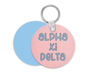 Alpha Xi Delta Bubble Keychain