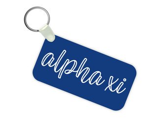 Alpha Xi Delta Kem Keychain