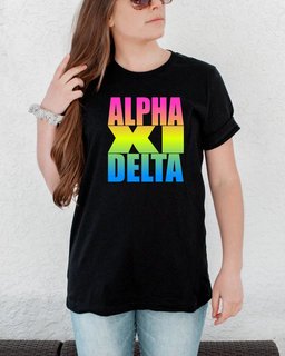 Alpha Xi Delta Neon Flo Tee