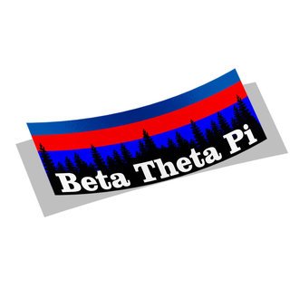 Beta Theta Pi Mountain Decal Sticker