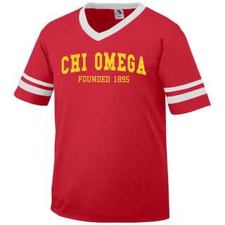 chi omega boyfriend shirt