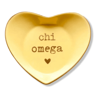 Chi Omega Ceramic Ring Dish