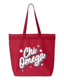 Chi Omega Flashback Tote bag