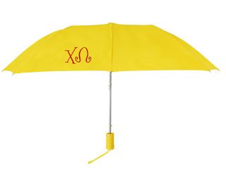 Chi Omega Lettered Umbrella
