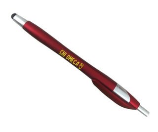 Chi Omega Retractable Stylus Pen