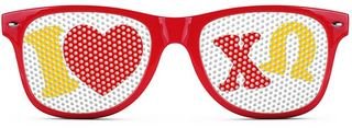 Chi Omega Wayfarer Style Lens Sunglasses