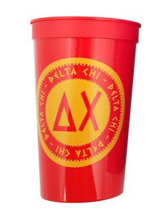Set of 10 - Delta Chi Big Ancient Greek Letter Stadium Cup - Clearance!!!