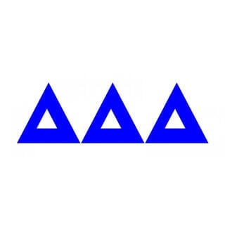 Delta Delta Delta Stickers Car Decals Greek Gear