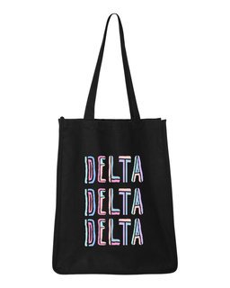Delta Delta Delta Jumbo All In Tote Bag