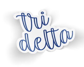 Delta Delta Delta Kem Sticker
