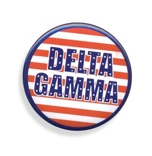 Delta Gamma Patriotic USA Button