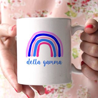 Delta Gamma Rainbow Coffee Mug