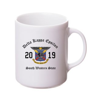 Delta Kappa Epsilon Crest & Year Ceramic Mug