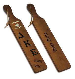 Delta Kappa Epsilon Custom Fraternity Paddle