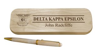 Delta Kappa Epsilon Maple Wood Pen Set
