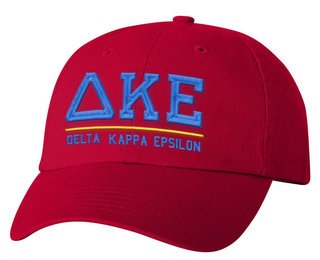 Delta Kappa Epsilon Old School Greek Letter Hat