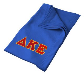 DISCOUNT-Delta Kappa Epsilon Twill Sweatshirt Blanket