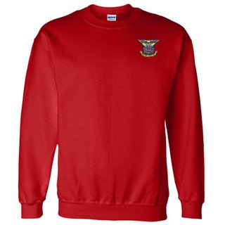 DISCOUNT-Delta Kappa Epsilon World Famous Crest - Shield Crewneck Sweatshirt